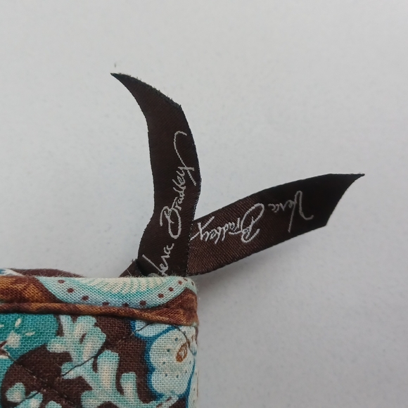 Vera Bradley Java Blue Compact Wallet - Picture 4 of 17